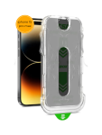KVK iPhone 15 Pro Max Ekran Koruyucu Kurulum Aparatlı Anti-static Temperli Kırılmaz Cam Ekran Koruma