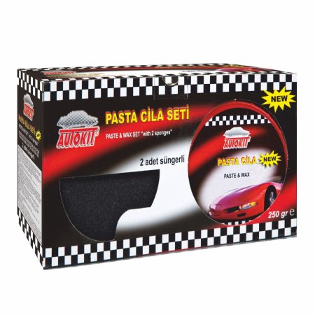 AUTOKIT PASTA CİLA SETİ “2 ADET SÜNGERLİ” 300 GR