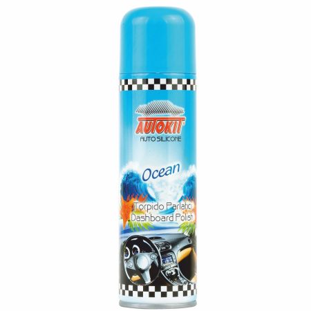 AUTOKIT TORPİDO PARLATICI OCEAN KOKULU OTO SİLİKONU 220 ML