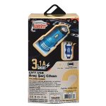 AUTOKIT METAL ARAÇ ŞARJI 2 USB 3.1 AMPER MICRO