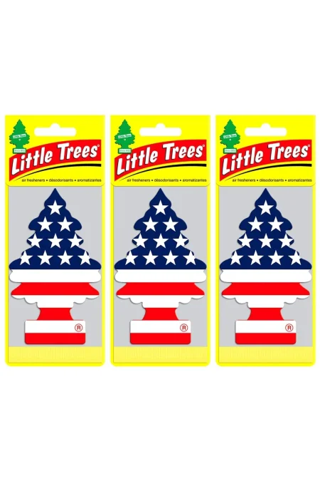 Little Trees Amerikan Bayraklı Vanilla Pride Oto Kokusu 3 Adet