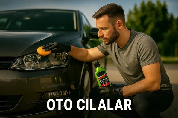 Araç oto cilalar bakım afiş görseli