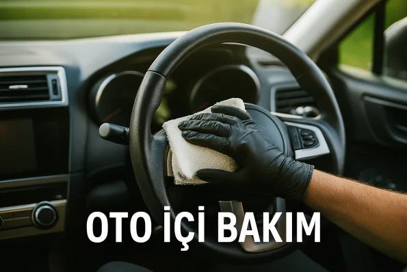 Araç oto iç bakım afiş görseli