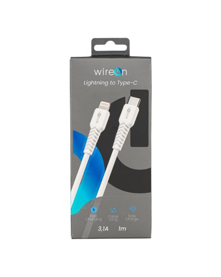 Wireon Lightning(Iphone) Type-C Örgülü Şarj Kablosu